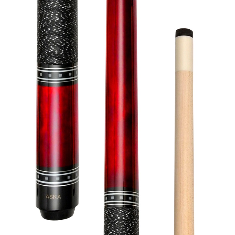 ASKA Pool Cue Red, 48″ Stick, L9S48RD