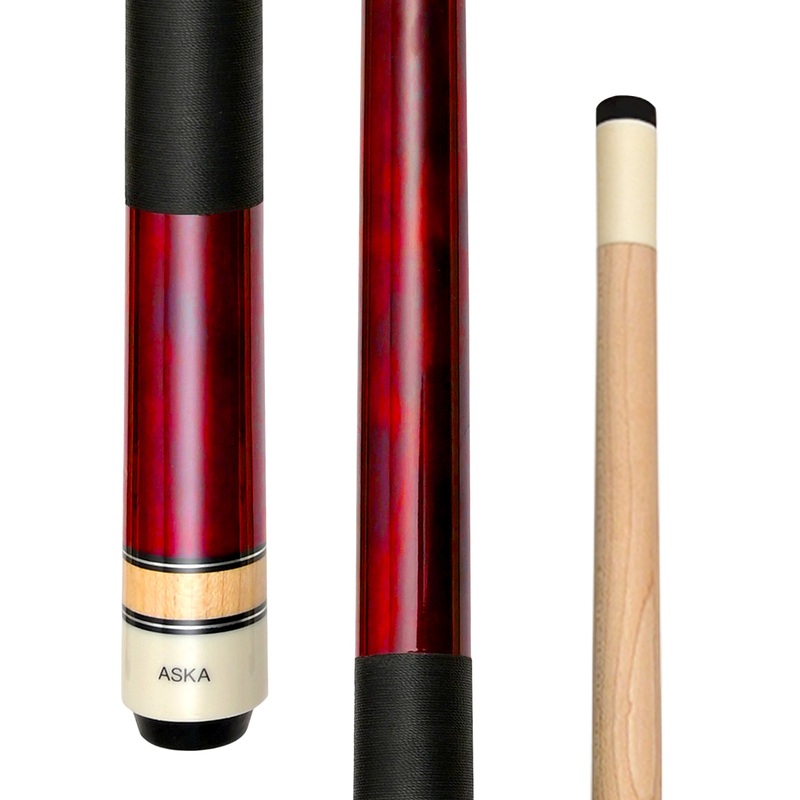 ASKA Pool Cue Red, 48″ Stick, LCS48RD