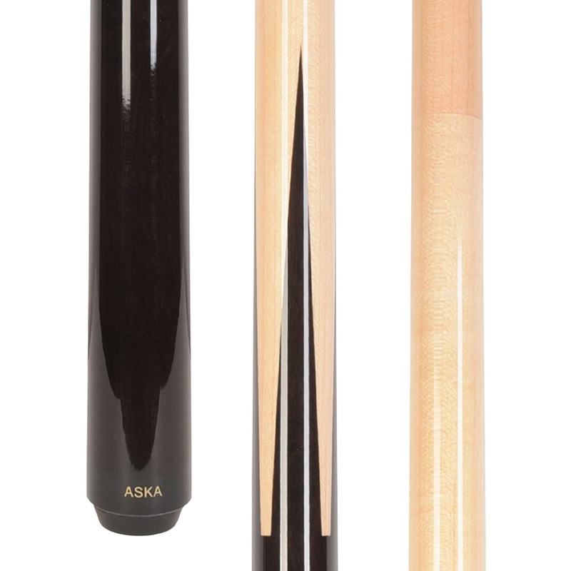 Aska SP Exotic Wood Sneaky Pete Billiard Pool Cue Sticks, 58″, Maple Spliced Exotic Wood, 13mm Tip, 2-Piece Construction. SP