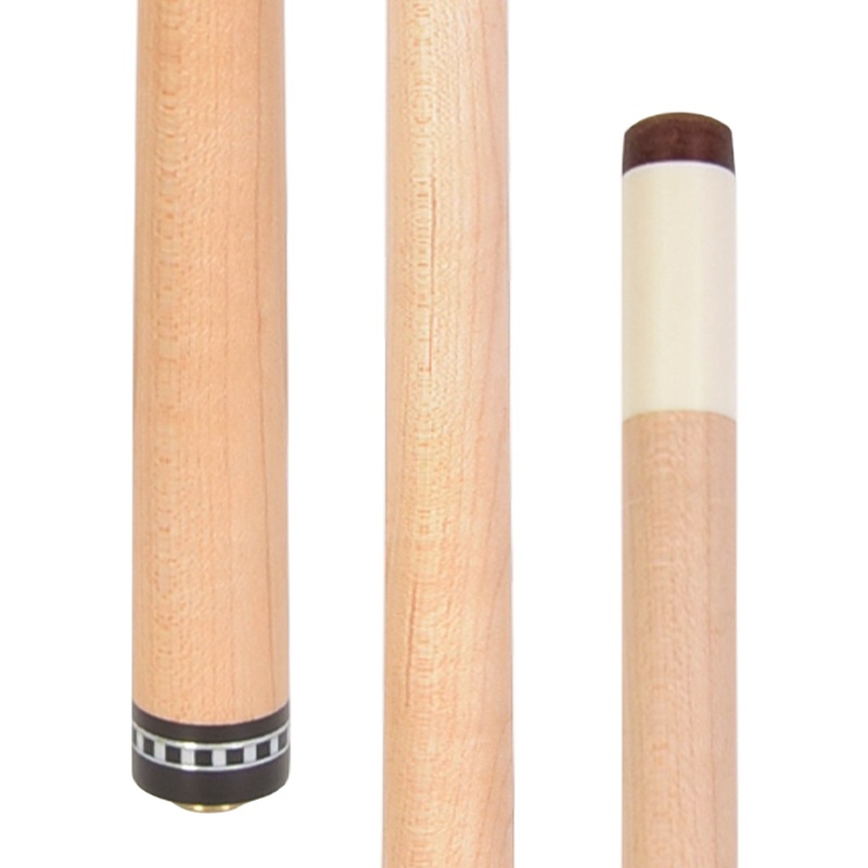 ASKA Uniloc 12.75mm Extra Spare Shaft with Dashed Ring. Canadian Hard Rock Maple, Black Collar with Black Dashed Ring, XS1275DRUNI