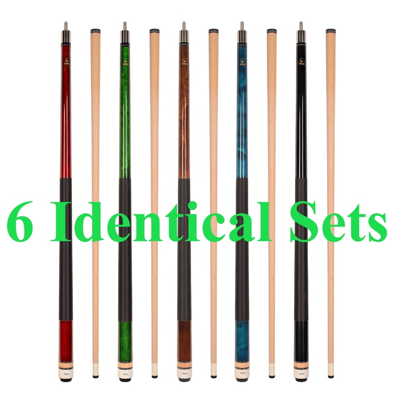 Box of 6 Sets of ASKA L2S5 cues.