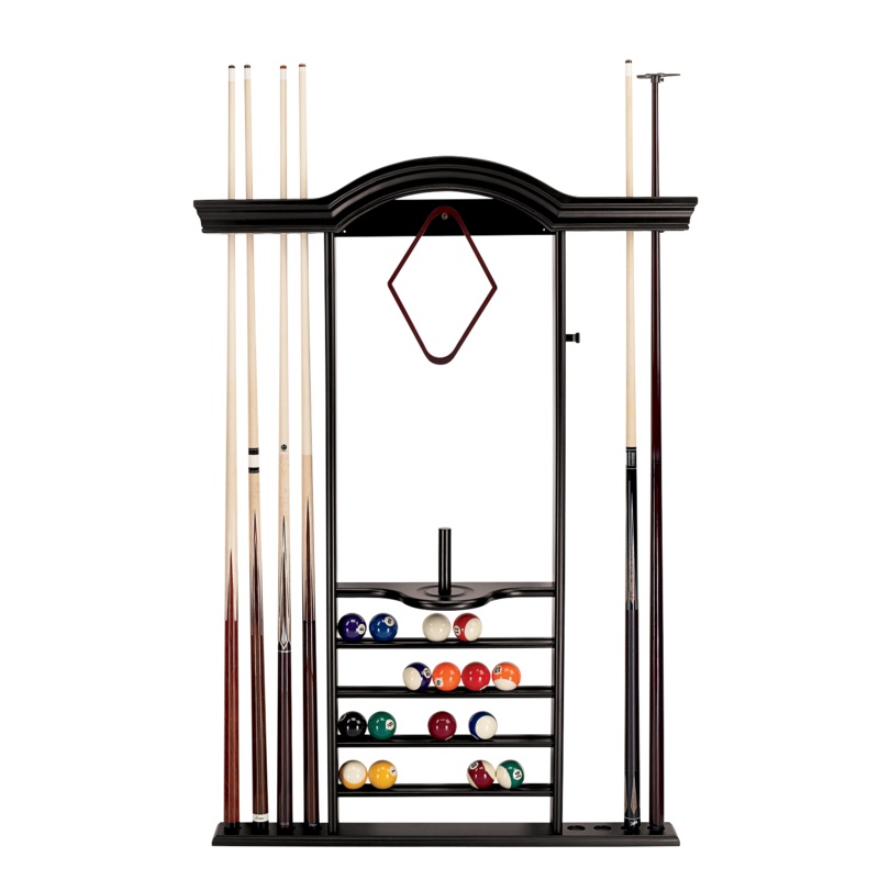 7-Cue Wall Rack (Black) (CR10BK)