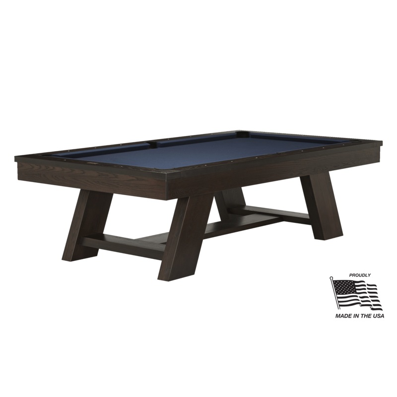 Deerfield 8′ Pool Table (Dark Walnut) (DEERFIELDMIDNIGHT-DTCKIT)