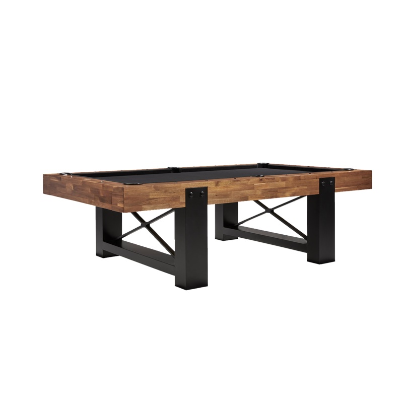 Knoxville 8′ Pool Table (Acacia) (KNOXVILLEEBONY-DTC-KIT)