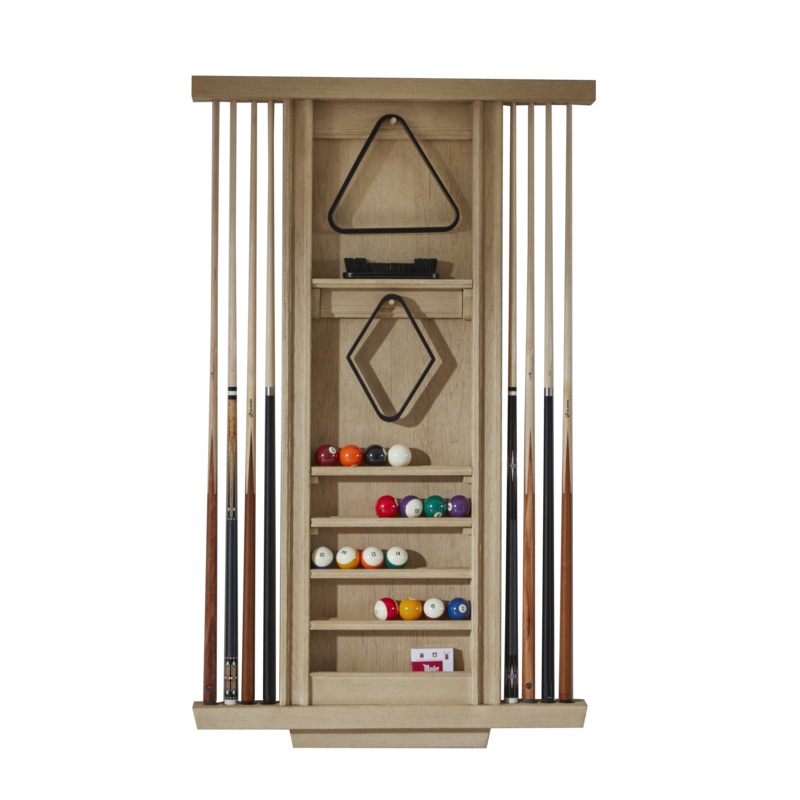 Port Royal Cue Rack (White Oak) (PORTWALLRACK-WO)