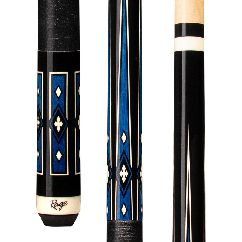 Rage Ojos Azules Cue with Black Nylon Wrap (RG212)