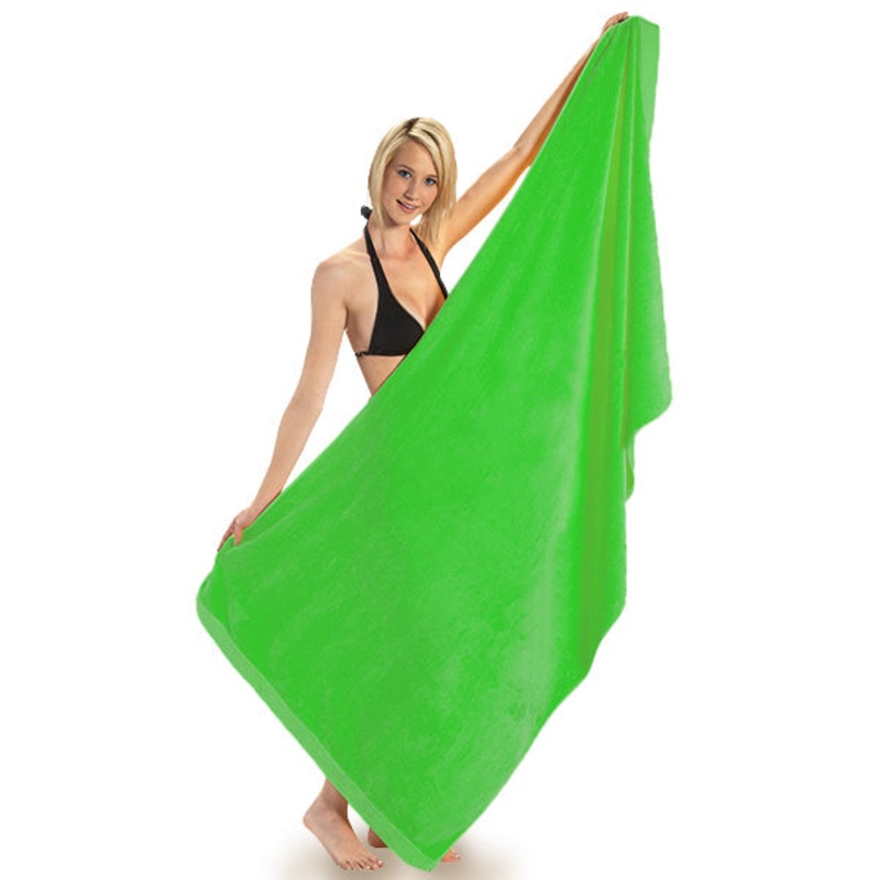 FatTowels – King Sized Velour Beach Towel in Vibrant Colors – 36″x72″