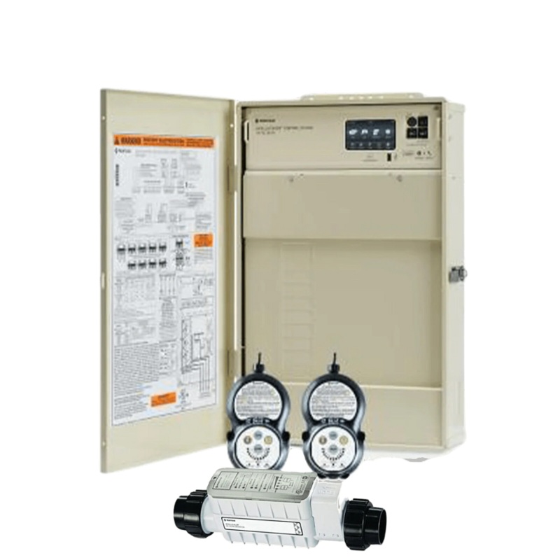 Pentair | 521903 | IntelliCenter System with i8PS Personality Kit & IC40 Salt Chlorine Generator  Complete Pool Automation Solution