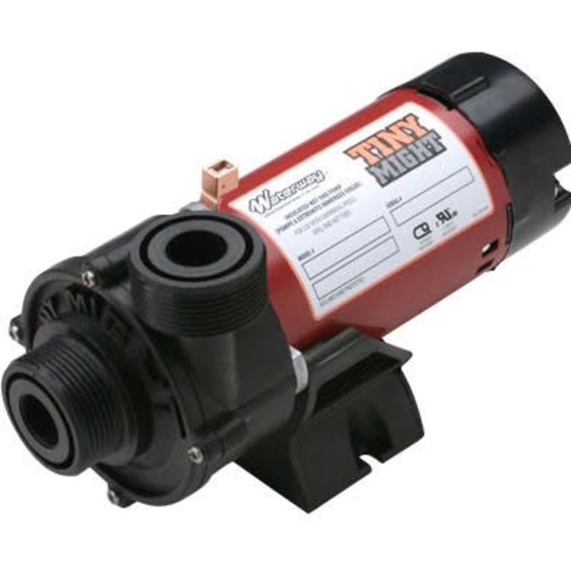 Waterway | 3312610-14 | Tiny Might Circulation Pump  1/16 HP, 115V, 1″ Union, 24-Hour Spa Circulation