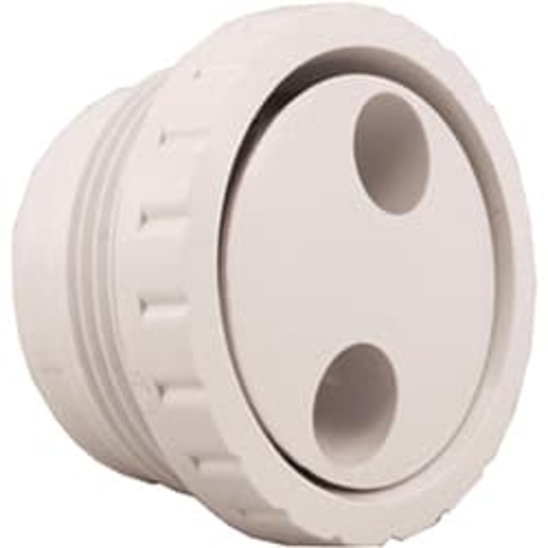 CMP | 23315-030-000 | Gunite Spa Jet Pulsator  1.5″ MPT, White  Rotating Massage Therapy Jet for Spa Systems