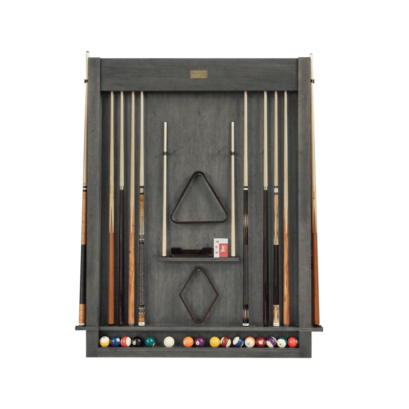 Alta Wall Mounted Cue Rack 12 (Charcoal)