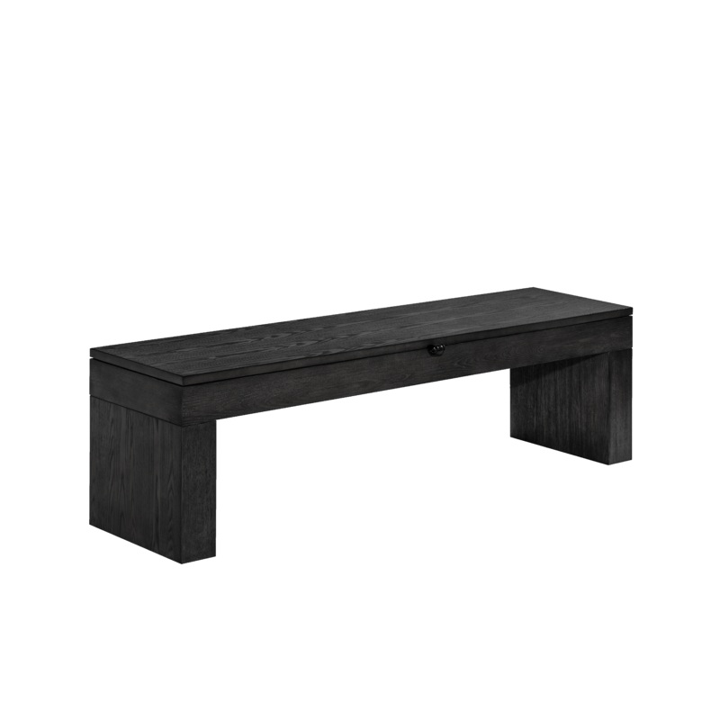 Dining Storage Bench (Black Ash)