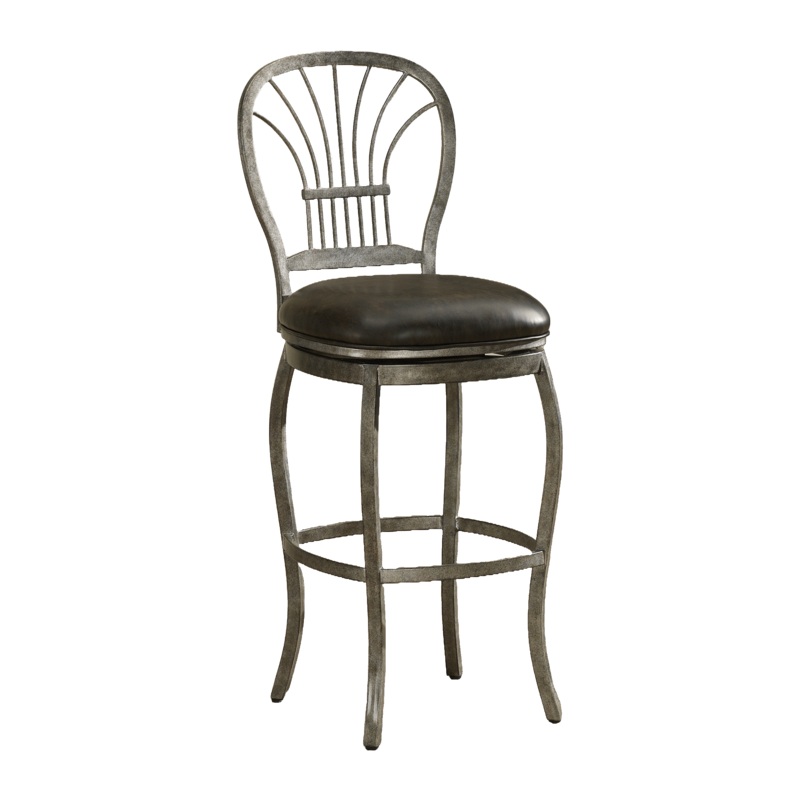 Harper Dual Height Stool (Rustic Pewter)