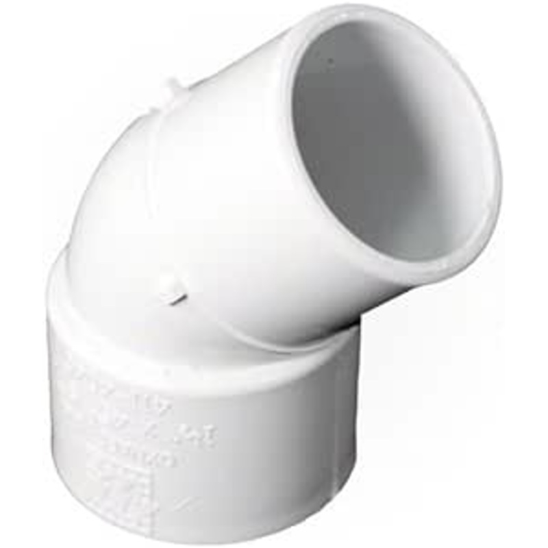 45 Degree Street 1-1/2″ Ell SPG x SLIP