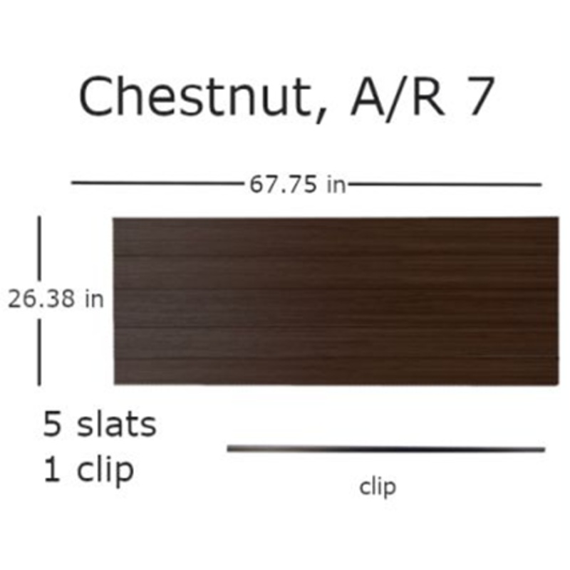 Bullfrog E-Trim Panel, Chestnut 7’s