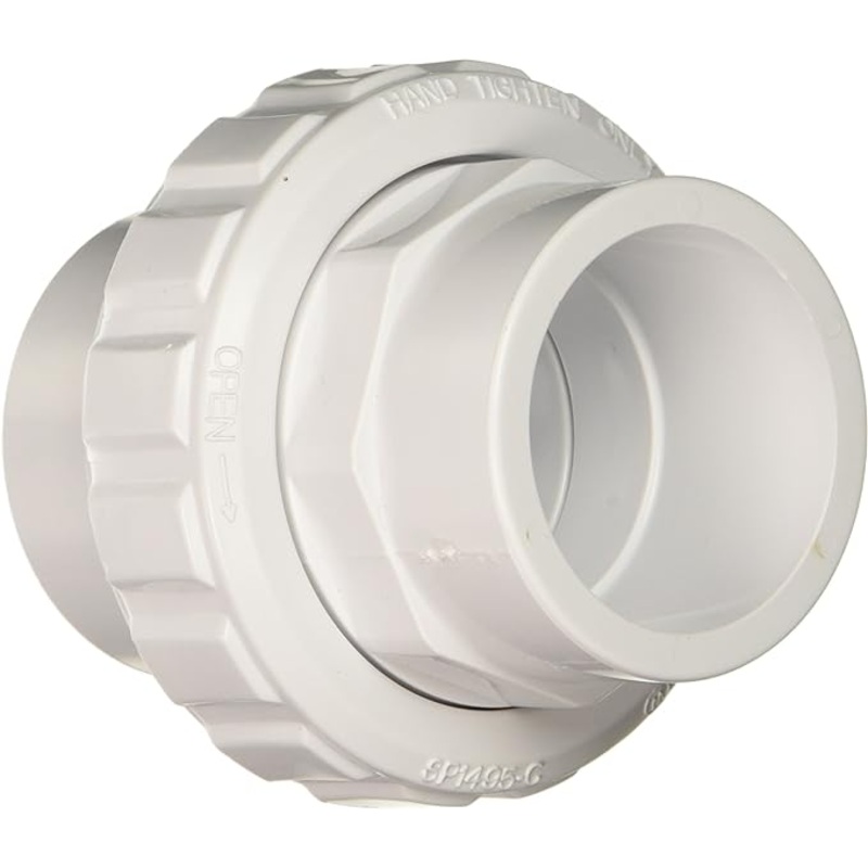Hayward 1-1/2-Inch Socket by 2-Inch Slip ABS Flush Female Union