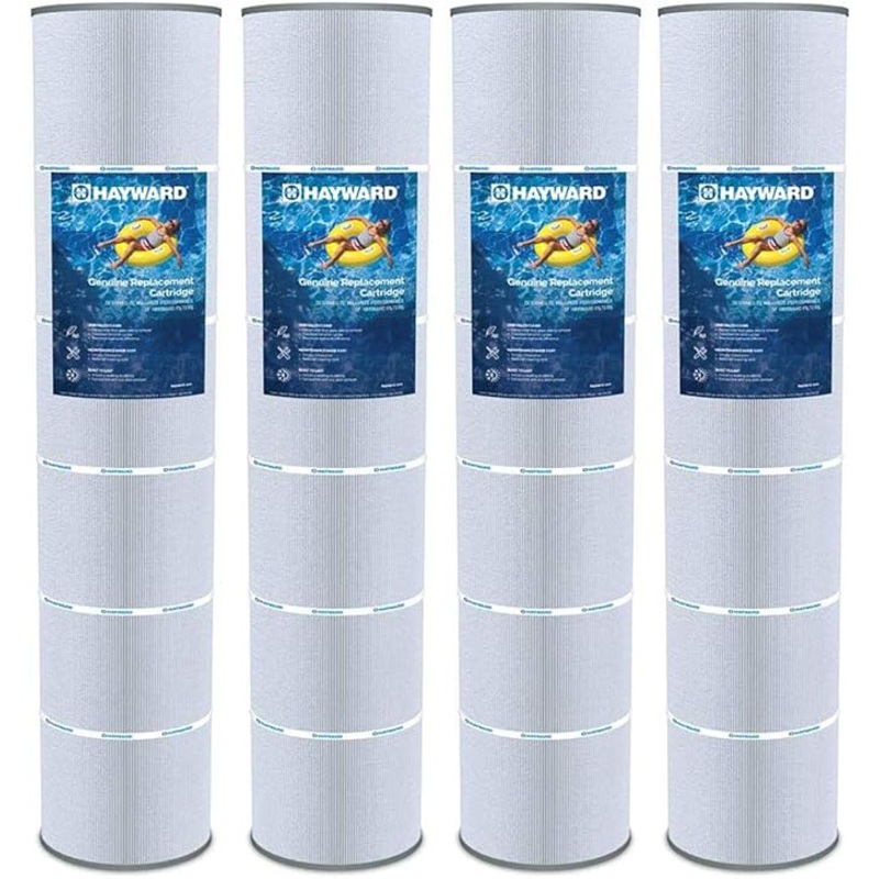 Hayward 525 Square Feet Cartridge Element Replacement for Hayward C5030 SwimClear In-Ground Cartridge Filter, Pack of 4