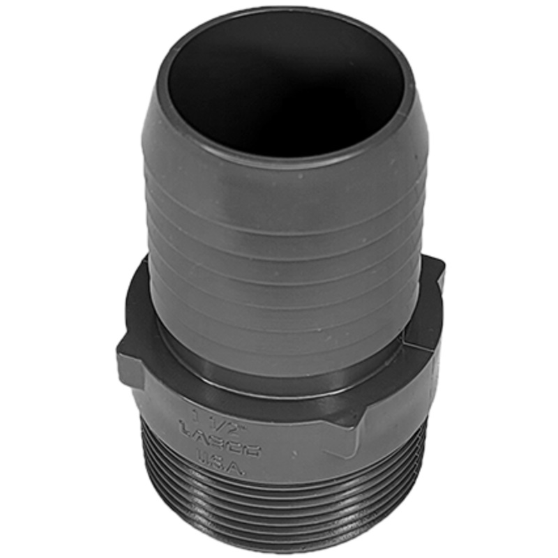 1.5″ Male Adapter BARBxMPT grey