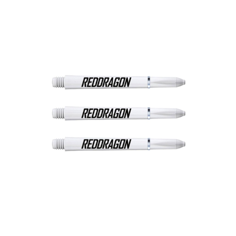 Red Dragon Street Art Medium Dart Shafts | White