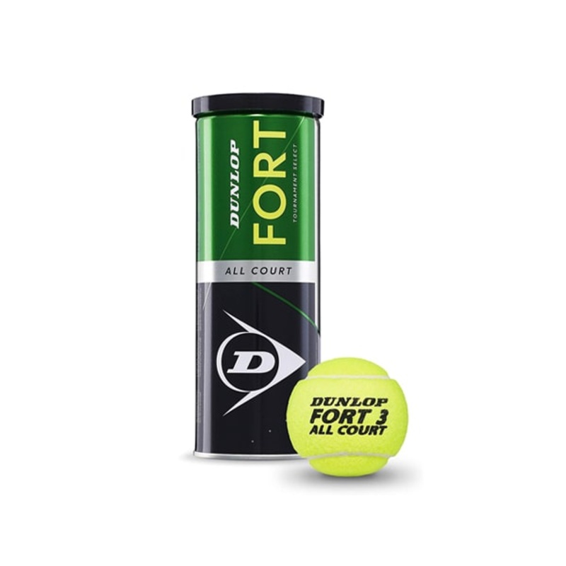 Dunlop Fort All Court Tennis Balls Tube | 3pcs | Per Tube