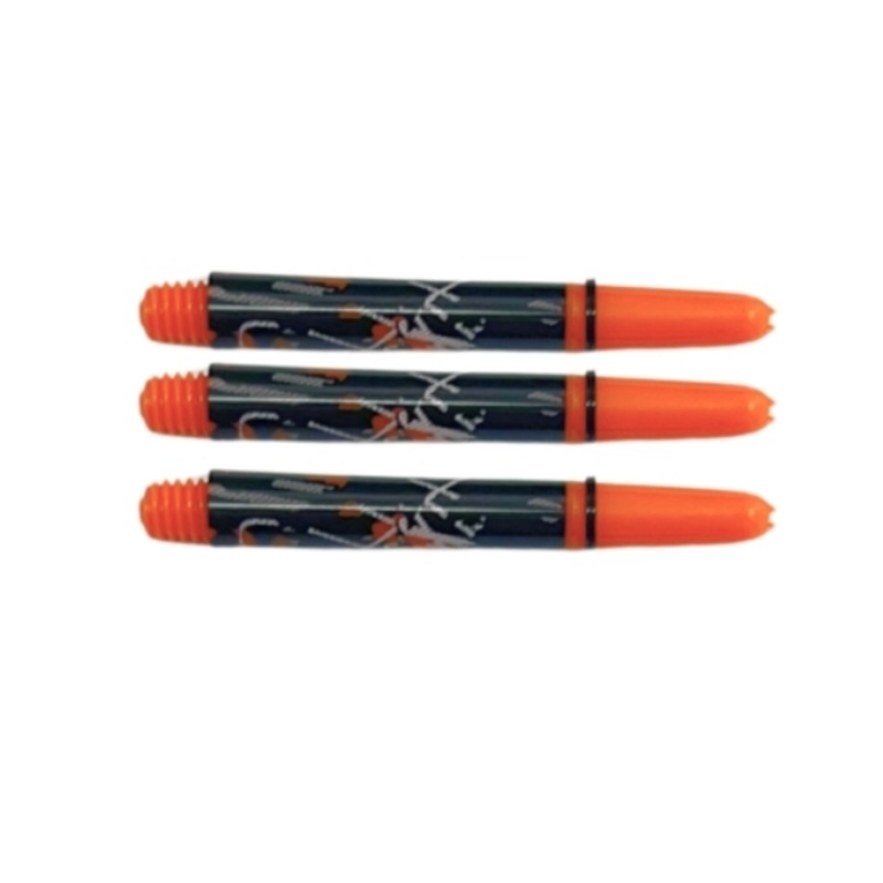 Pro Grip Icon  Raymond Van Barneveld Black & Orange Dart Shaft | Medium