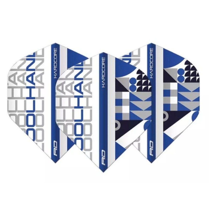 Red Dragon Hardcore Cool Hand Stack White & Blue Dart Flights