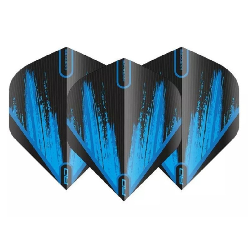 Red Dragon Hardcore Radical Black & Blue Dart Flights