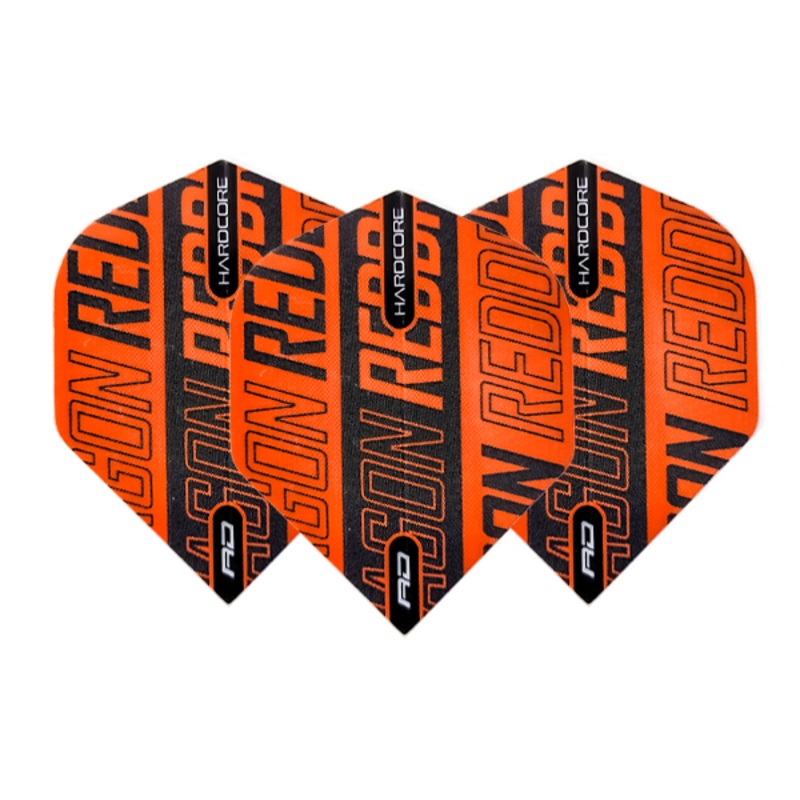 Red Dragon Hardcore XT Red & Black Print Dart Flights