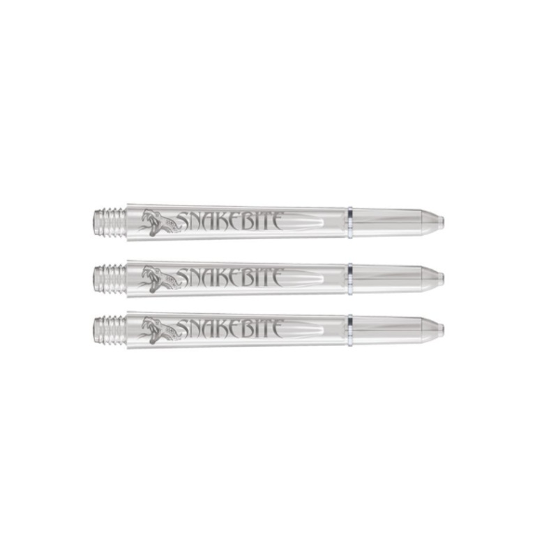 Red Dragon Peter Wright Snakebite Signature Series Medium Dart Shafts | Clear