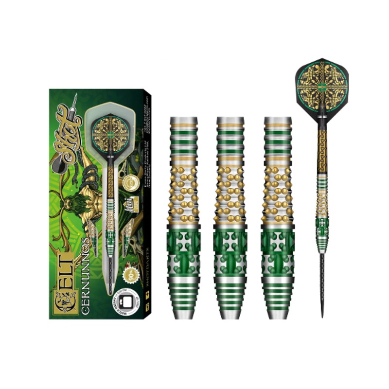 Shot Darts Celt Cernunnos 90% Tungsten Steel Tip Dart Set