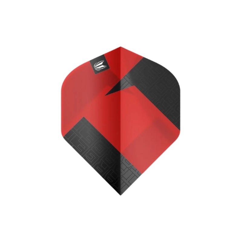 Target Tag Black & Red No2 Flight Bagged