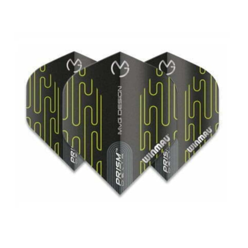 Winmau Prism Delta MvG 2021 Black Dart Flights