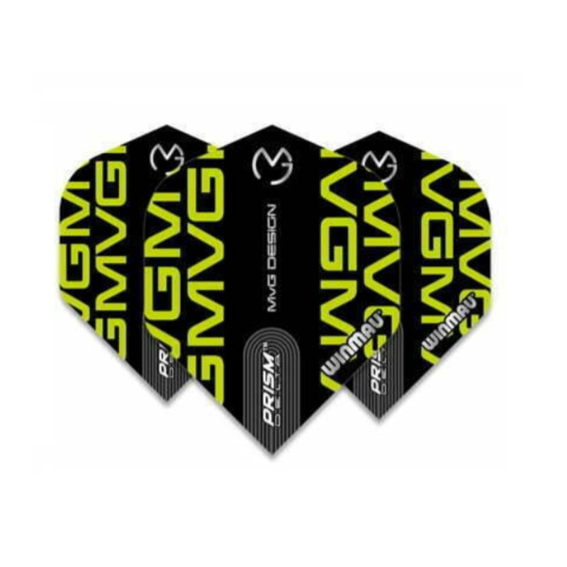 Winmau Prism Delta MvG 2021 Black Print Dart Flights
