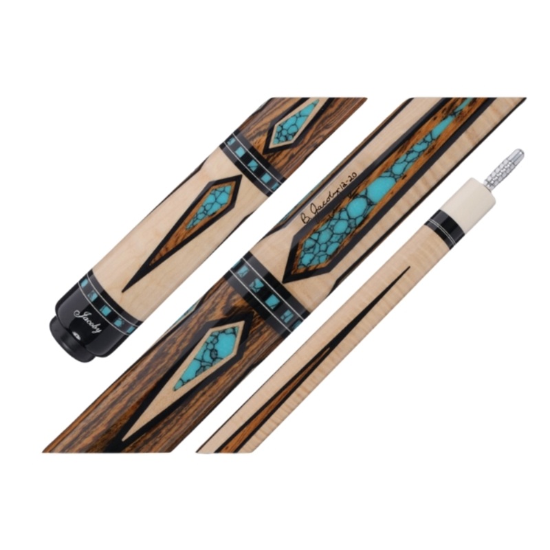 Jacoby HB7 Pool Cue W/ One 12.75mm Ultra Pro Shaft   White Juma Radial Joint