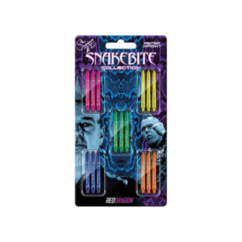 Red Dragon Peter Wright Signature Medium Dart Shaft Collection Card