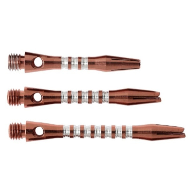 Shot Darts Aluminium Anodised Pyramid Dart Shaft Copper Inbetween