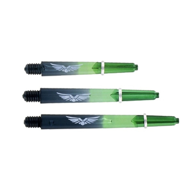Shot darts Eagle Claw Green Black Inbetween Dart Shaft With Ring