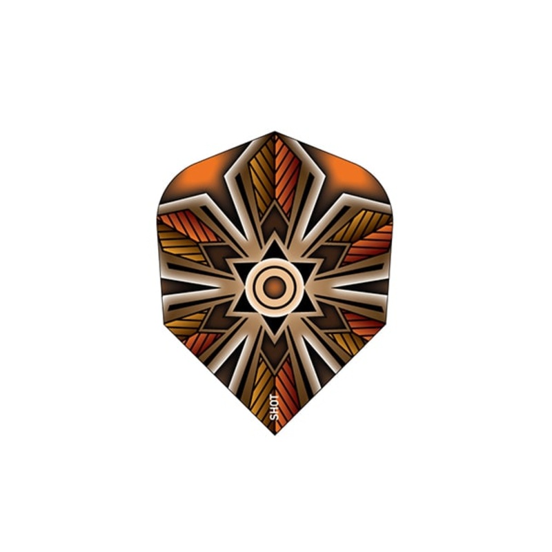 Shot Darts Talisman Amber Small Standard Dart Flights