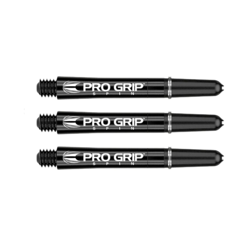 Target Pro Grip Spin Black Dart Shaft | Intermediate
