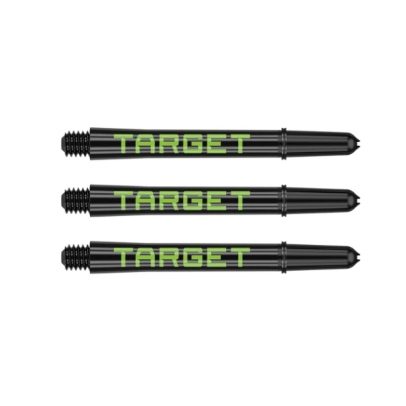 Target Pro Grip Tag Black-Green Dart Shaft | Intermediate