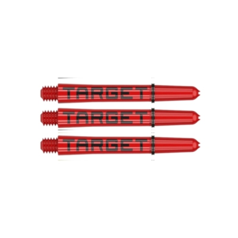 Target Pro Grip Tag Dart Shaft Red-Black | Intermediate