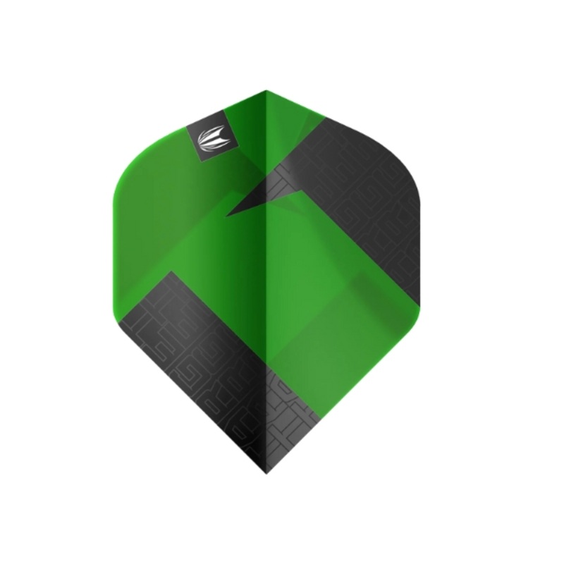 Target Tag Black & Green No2 Dart Flights