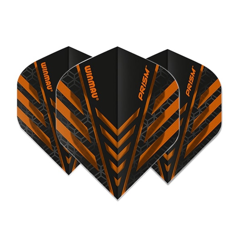 Winmau Prism 1.0 Black & Orange Dart Flights