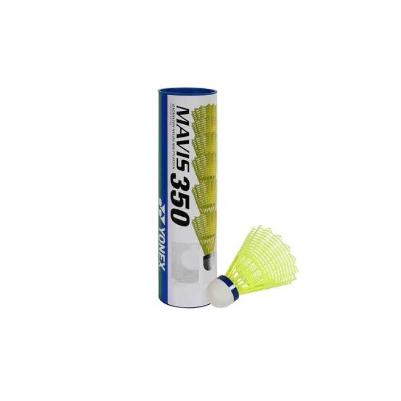 Yonex Badminton Mavis 350 Nylon Shuttlecock Yellow Slow 6pcs
