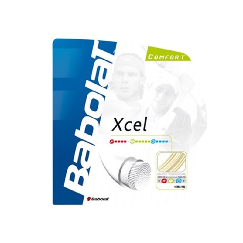 Babl241077-128-135, Babolat Xcel 40 12m/135 Natural T/String