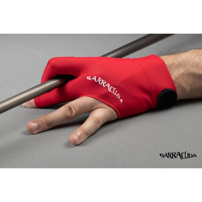 Barracuda Billiard Glove | Right Hand | Red