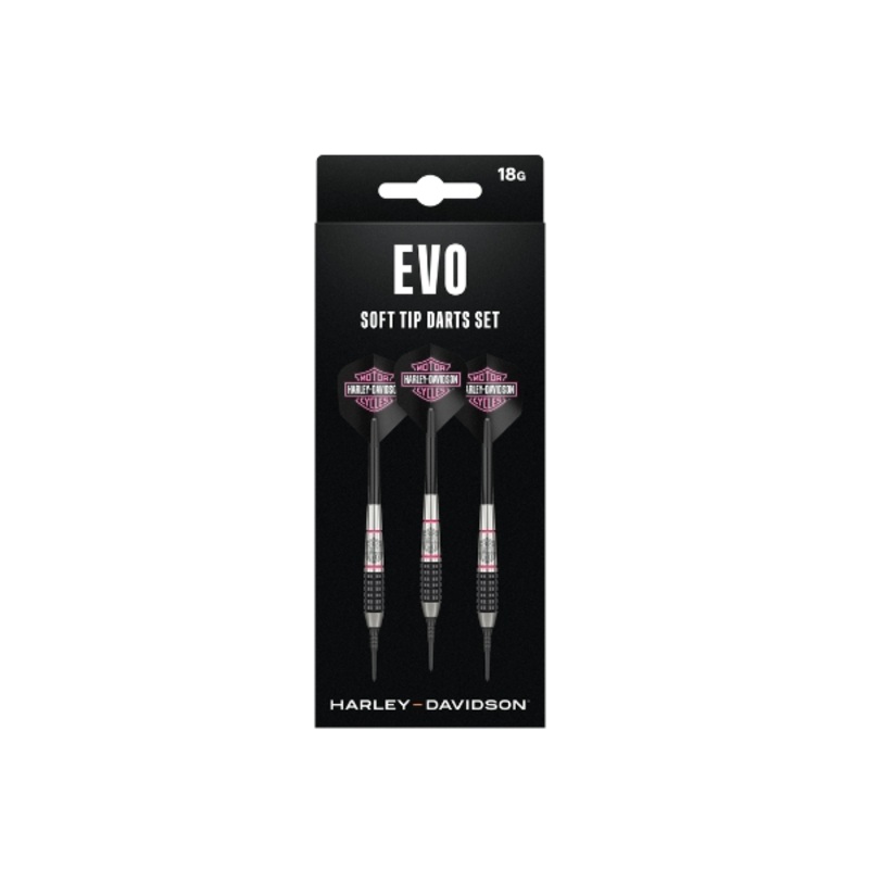 Dart World Harley Davidson Evo Steel Tip Darts 22g (3pcs)