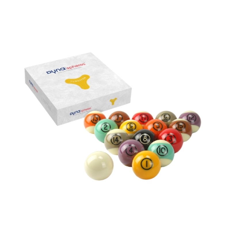 Dynaspheres Pool Ball Set Tungsten 572 57.2mm (16 Balls)