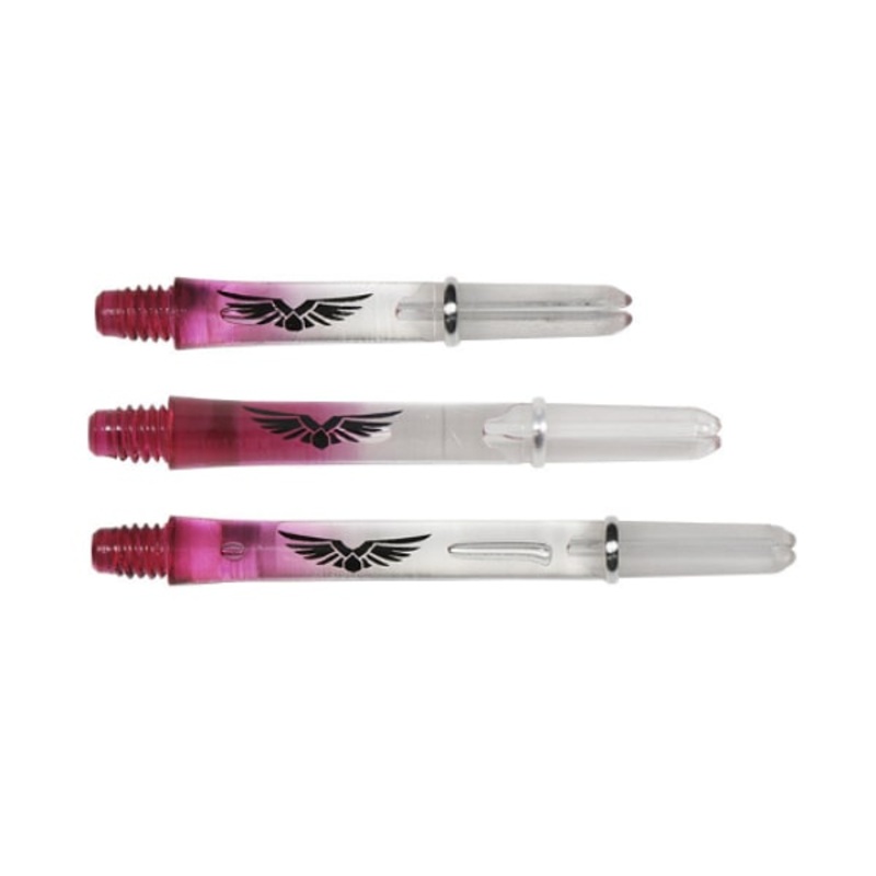 Shot Darts Eagle Claw Clear Red Medium Dart Shaft with Ring