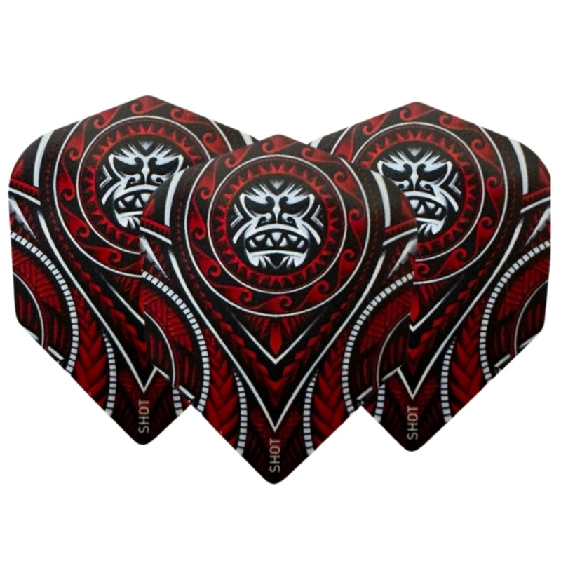 Shot Darts Tribal Weapon Savage Dart Flight Set-Small Standard / 3pc